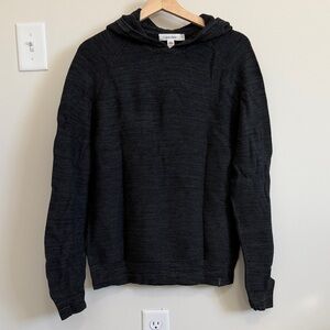 Calvin Klein Charcoal Knit Hoodie
